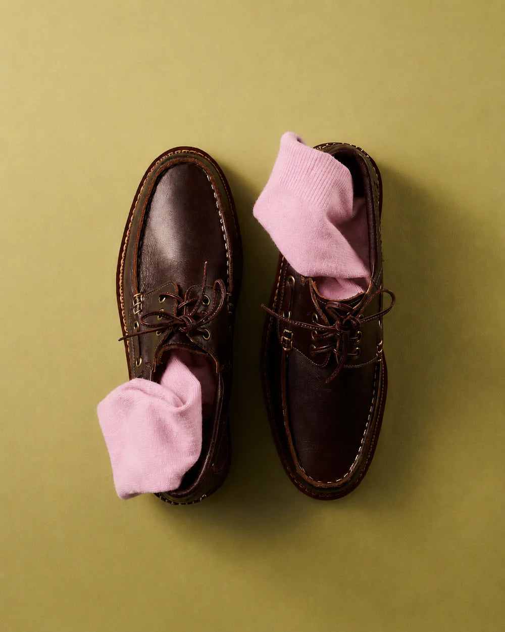nooan Possum Merino Wool HAMILTON Socks - Festival Bloom Pink