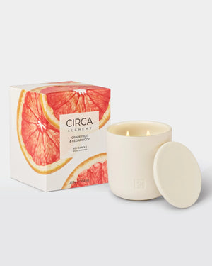 Circa 300g Candle - Alchemy - Grapefruit & Cedarwood