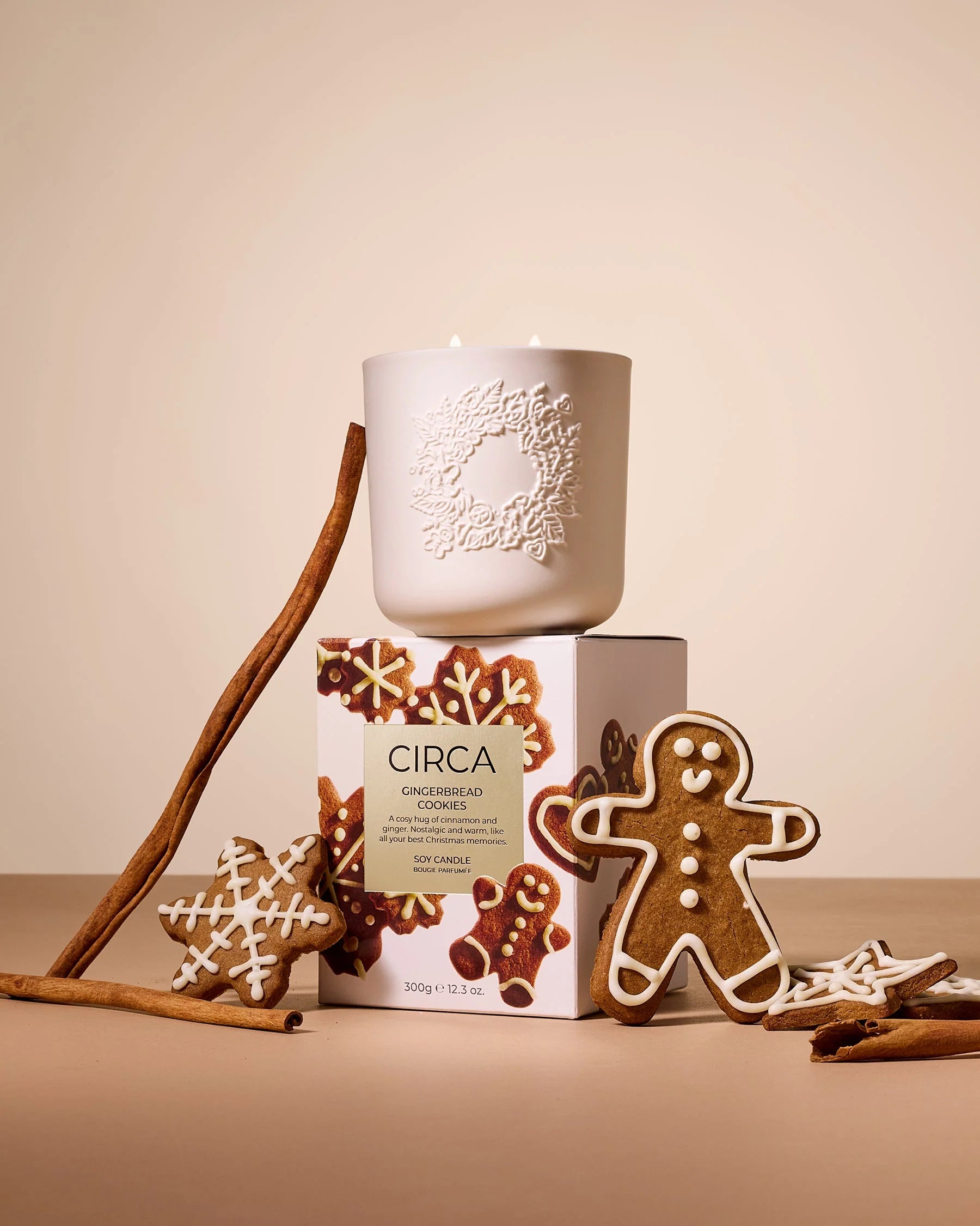 Circa Christmas Candle 300g - Gingerbread Cookies