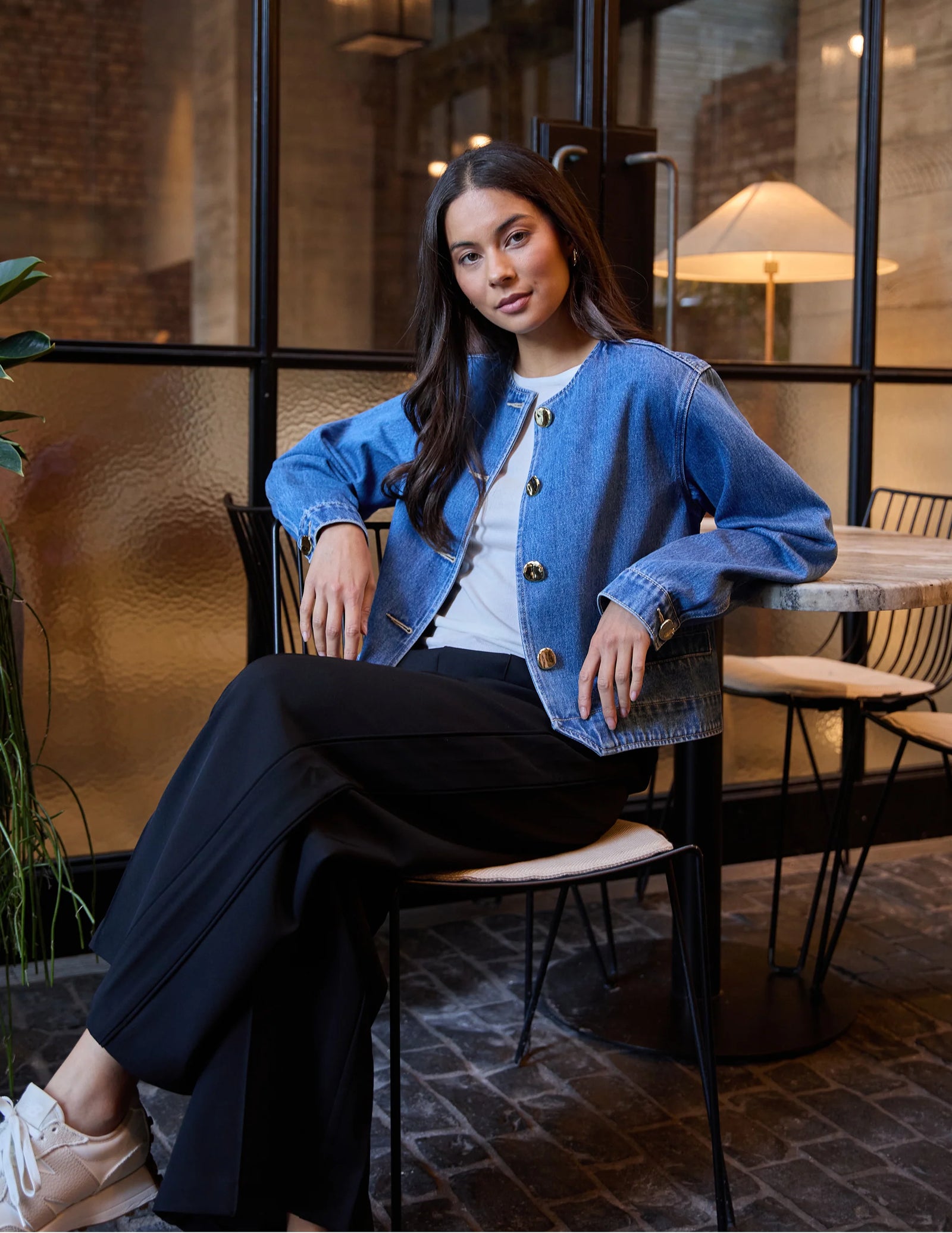 Stella+Gemma Clara Jacket - Mid Blue