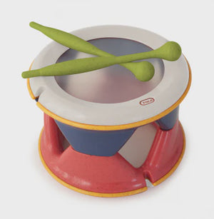 TOLO Classic Drum Bio Range Kids Toy Colorful toy drum with green drumsticks