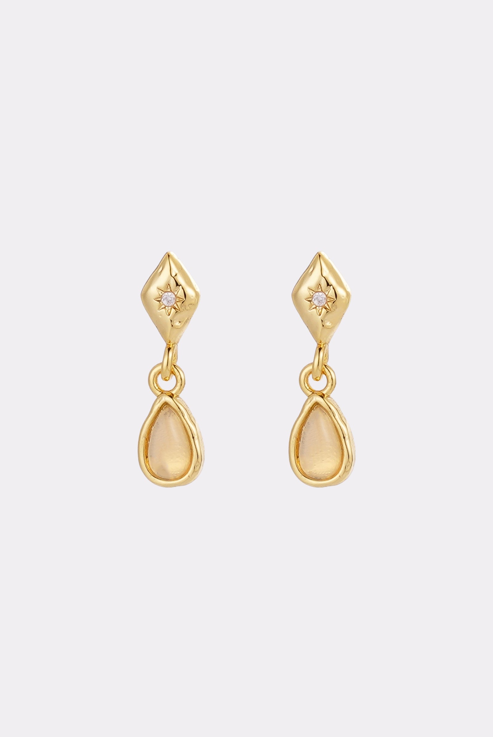 Clea Drop Earring - Gold