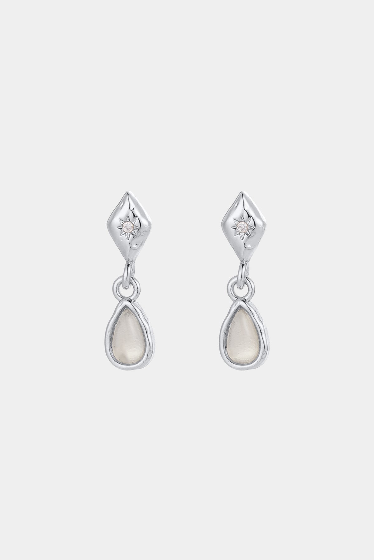 Clea Drop Earring - Silver