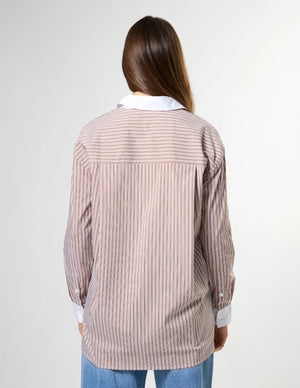 STELLA+GEMMA Connery Shirt - Boardroom Browns