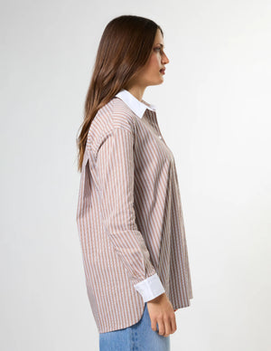 STELLA+GEMMA Connery Shirt - Boardroom Browns