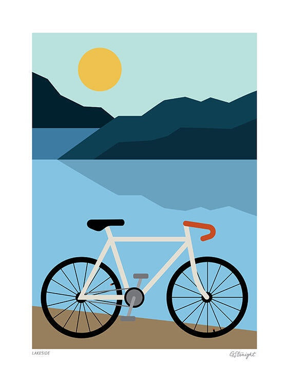 Contemporary Frame with Glass Euro - Lakeside
