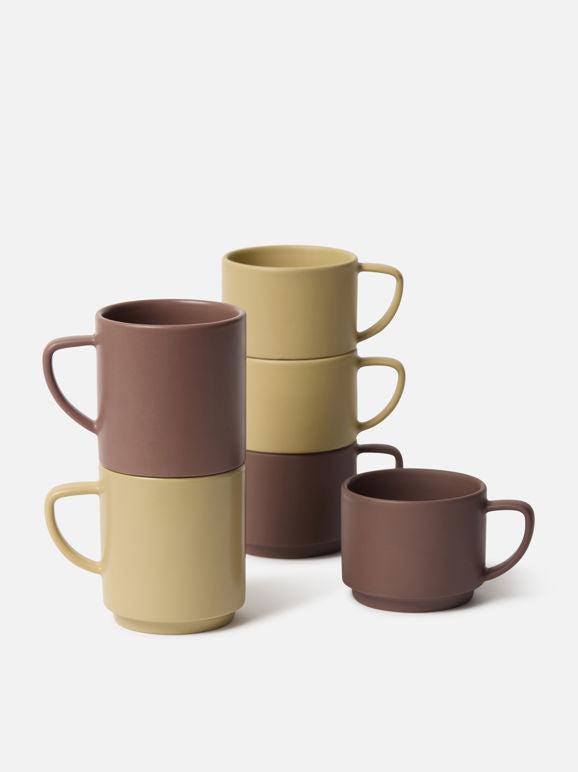 CITTA Copo Stacking Mug - Plum Tall Coffee Tea