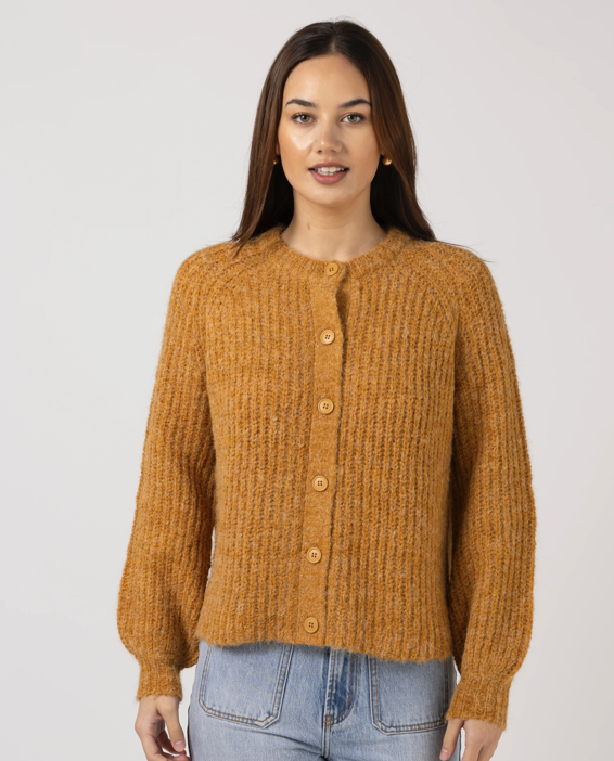 Corinne Cardigan - Colonel Mustard Stella + Gemma AW25