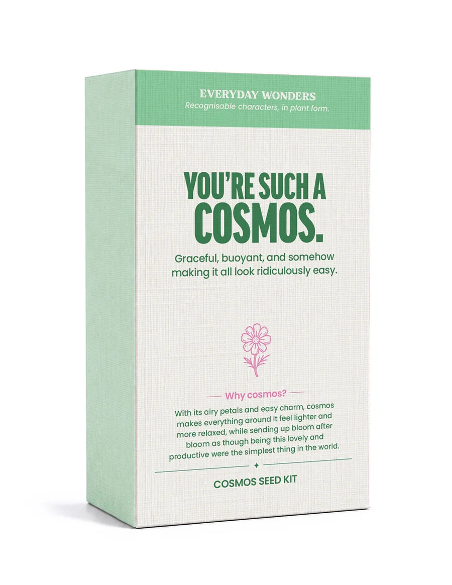 Everyday Wonders Seed Kit, Stems of Wonder is a collection of curious seed boxes and growing gifts, from intriguing little plants that move, mimic, react and surprise, to personality-inspired flower seed kits that match people to plants.