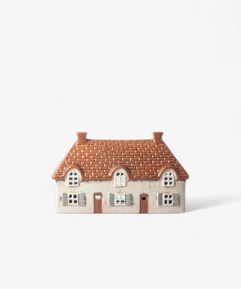 French Country Collections Cotswold Tea Light Cottage Ivory