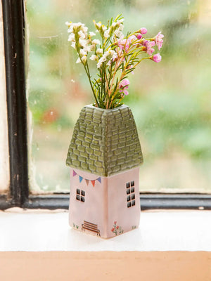 Natural Life Cottage Bud Vase - Grateful