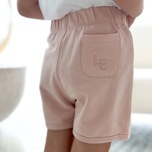 Little Bee by Dimples Cotton Shorts - Pink