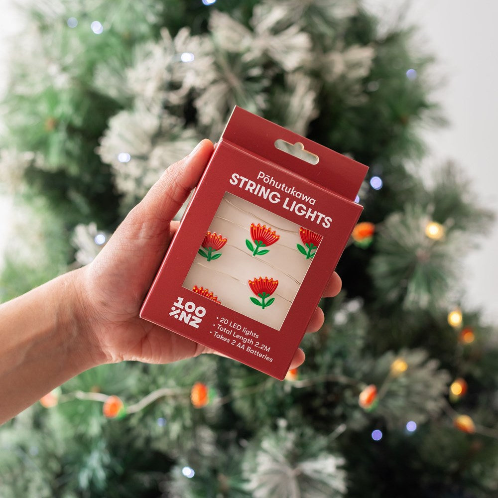 Cravehome 100%NZ Pohutukawa LED Lights Christmas Tree Decoration 