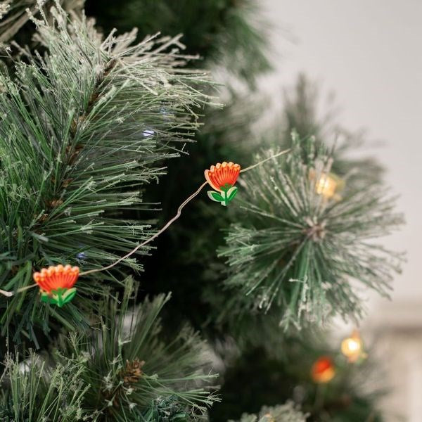 Cravehome 100%NZ Pohutukawa LED Lights Christmas Tree Decoration 
