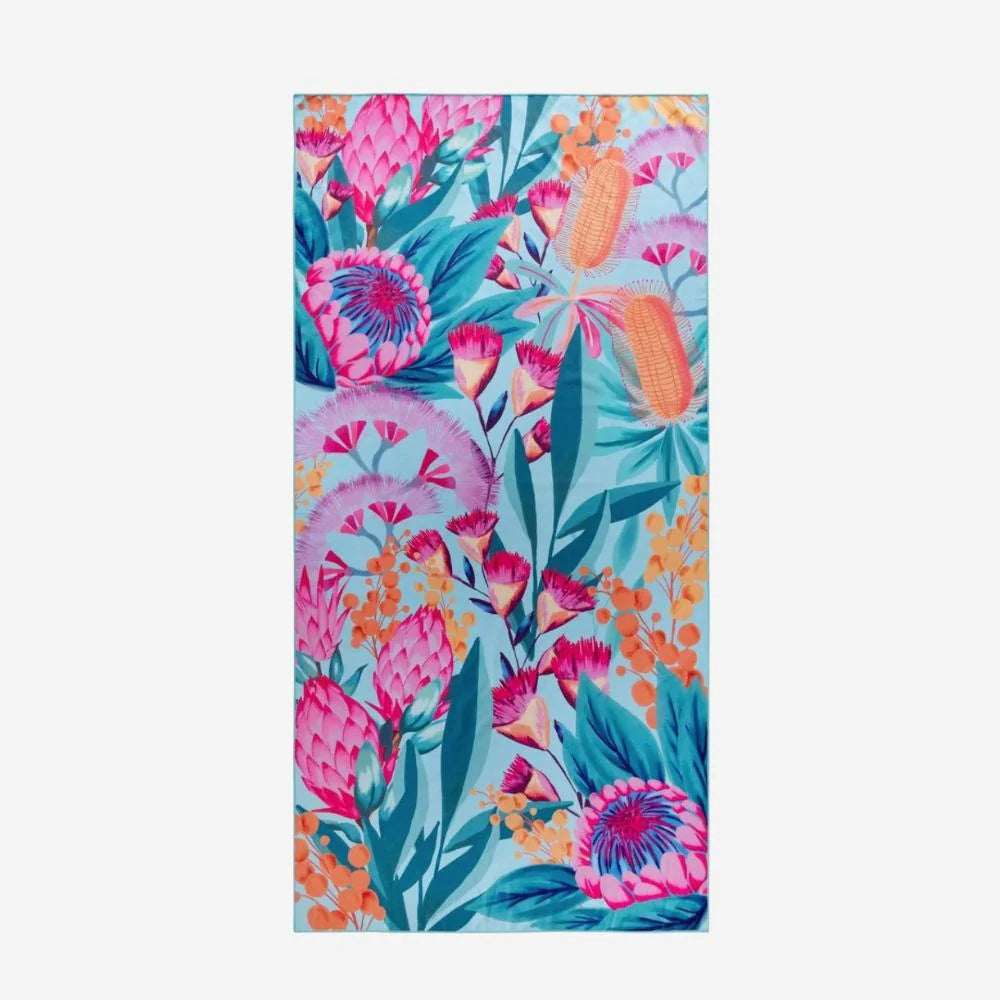 Sundust Beach Towel - Banksia Summer 