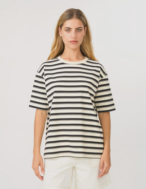 Stella+Gemma Abby T-Shirt - White and Black Stripe
