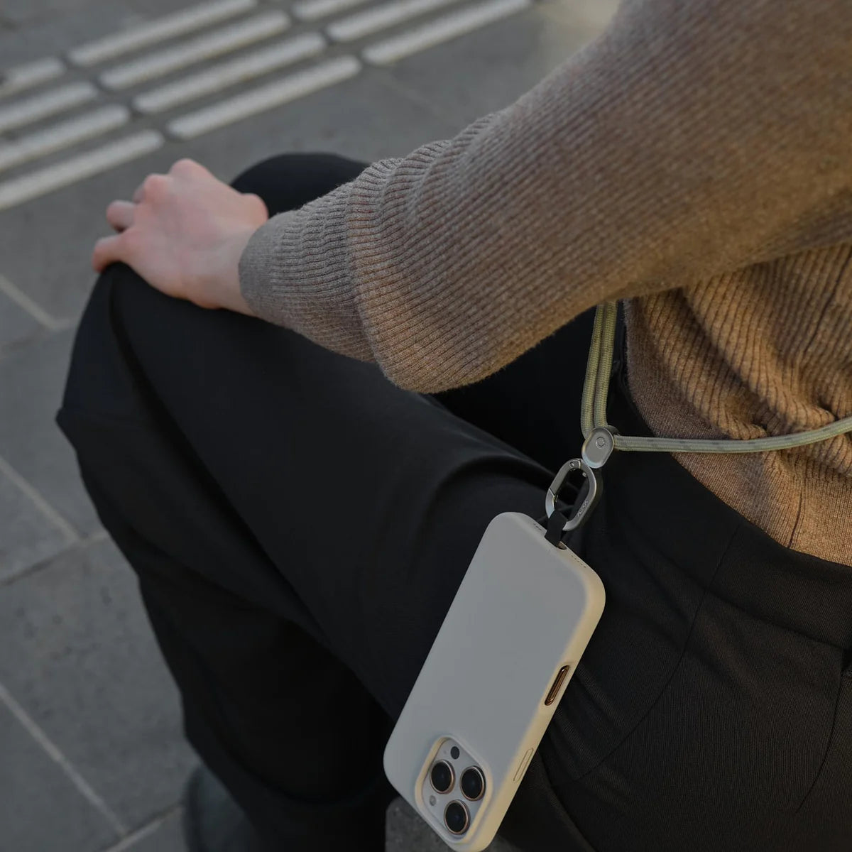 Orbitkey Crossbody Phone Strap - Stone