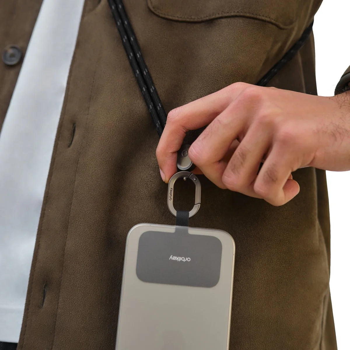 Orbitkey Crossbody Phone Strap - Black