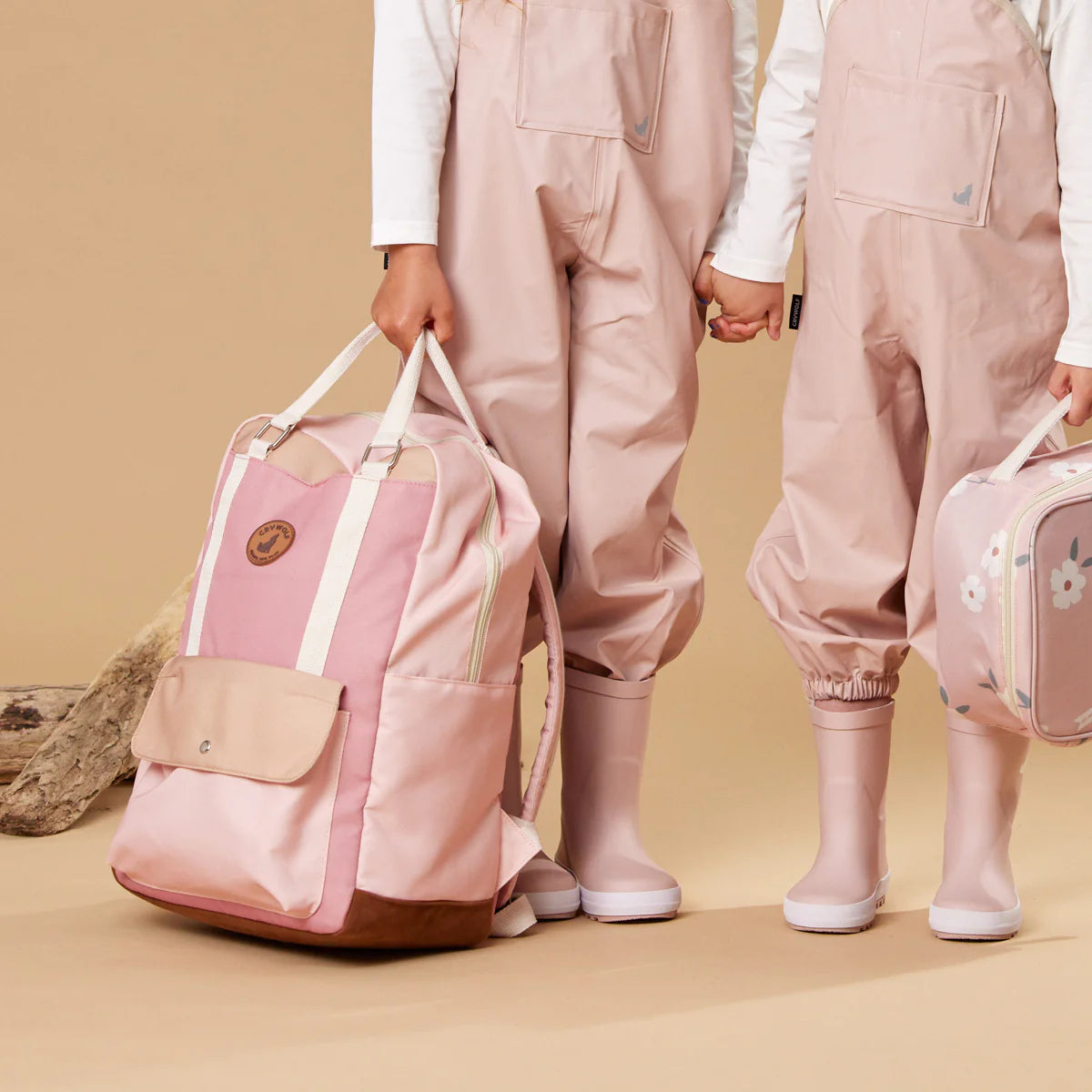 Crywolf KNAPSACK Blush Colourblock School Bag