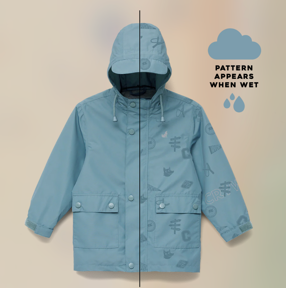 Crywolf Kids Rain Magic Jacket - Choose Your Adventure AW25