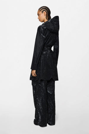RAINS Curve Long Jacket W3 - Amp Black