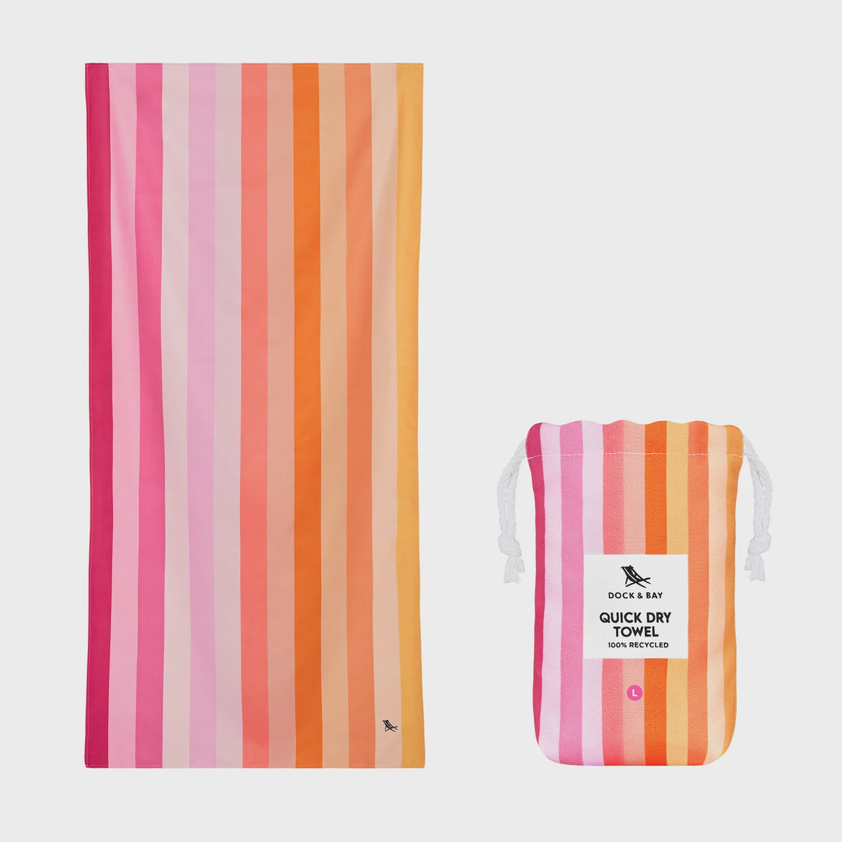 DOCK & BAY Beach Towel Summer Collection L Miami Sorbet