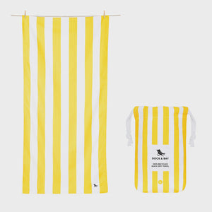 DOCK & BAY QUICK DRY Beach Towel - Cabana Collection - Boracay Yellow