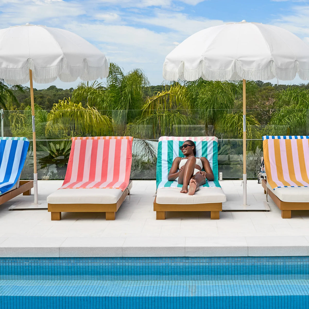 Beach Towel - Clubhouse Collection - Pastel Pier - XL