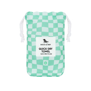 DOCK & BAY Beach Towel Designed Collection L Check Mate