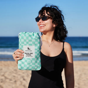 DOCK & BAY Beach Towel Designed Collection L Check Mate