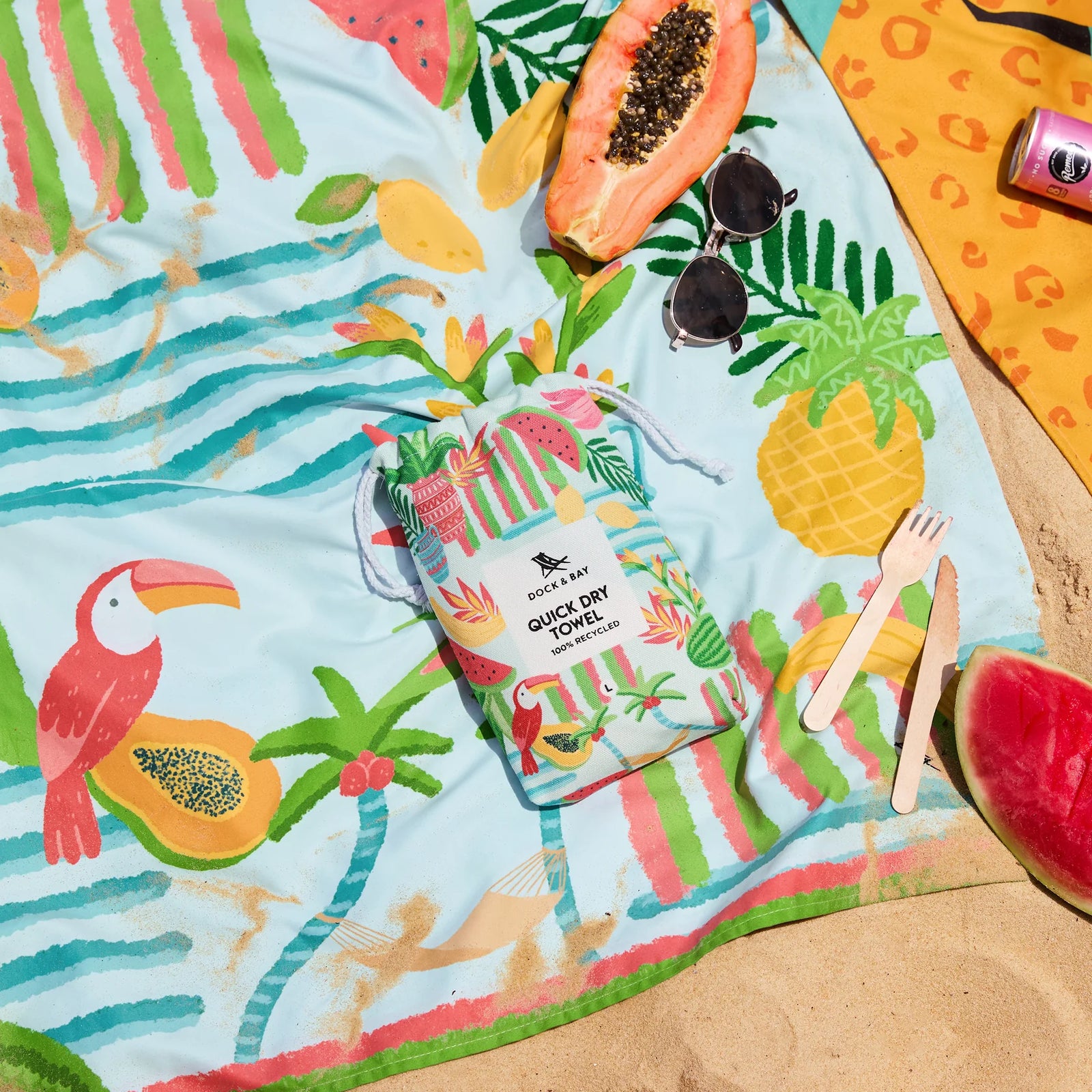 DOCK & BAY Beach Towel Designed Collection L Tropicana Treat