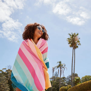 DOCK & BAY Beach Towel Summer Collection L Coastal Candy Colorful striped quick dry towel 