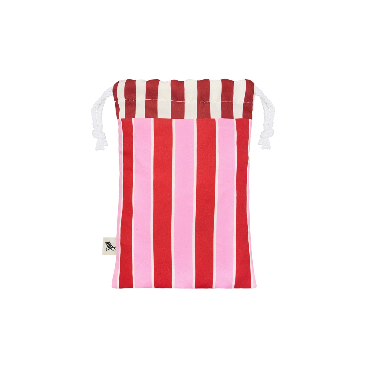 Dock & Bay Eye Mask - Cherry Bomb Striped eye mask with red and pink