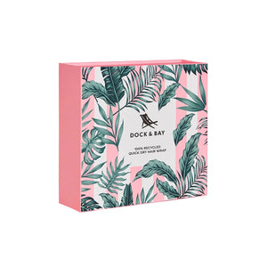 DOCK & BAY Hair Wrap Botanical Collection Banana Leaf Bliss