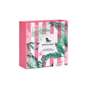 Dock&Bay Hair Wrap - Botanical Collection - Heavenly Hibiscus