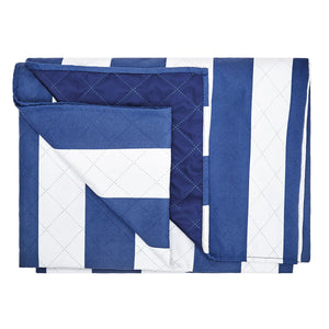 DOCK&BAY Beach Blanket Large Whitsunday Blue and white striped