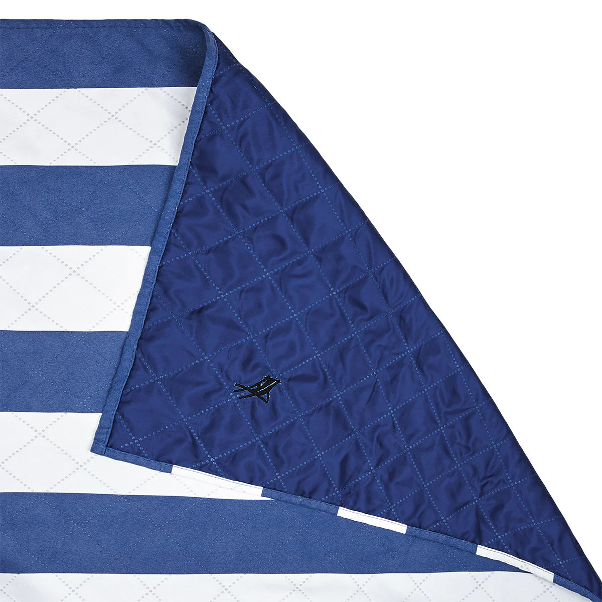 DOCK&BAY Beach Blanket Large Whitsunday Blue and white striped