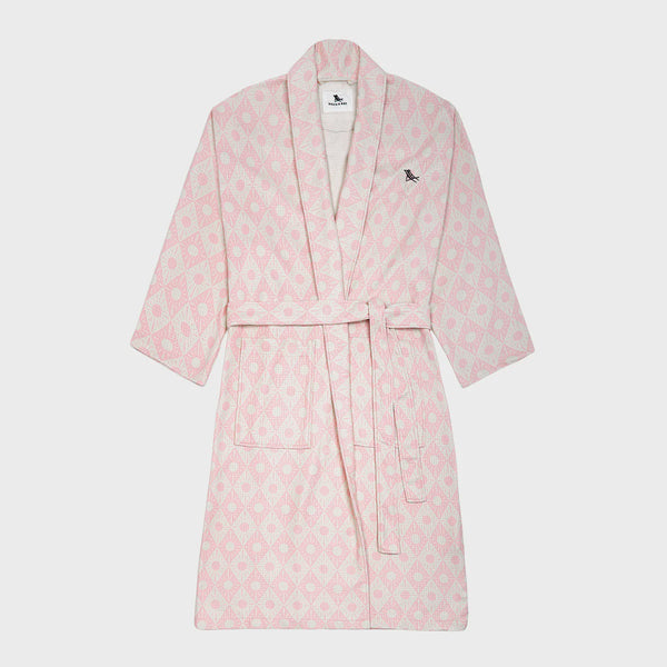 Waffle Robe M/L Diamond Pink - cravehome