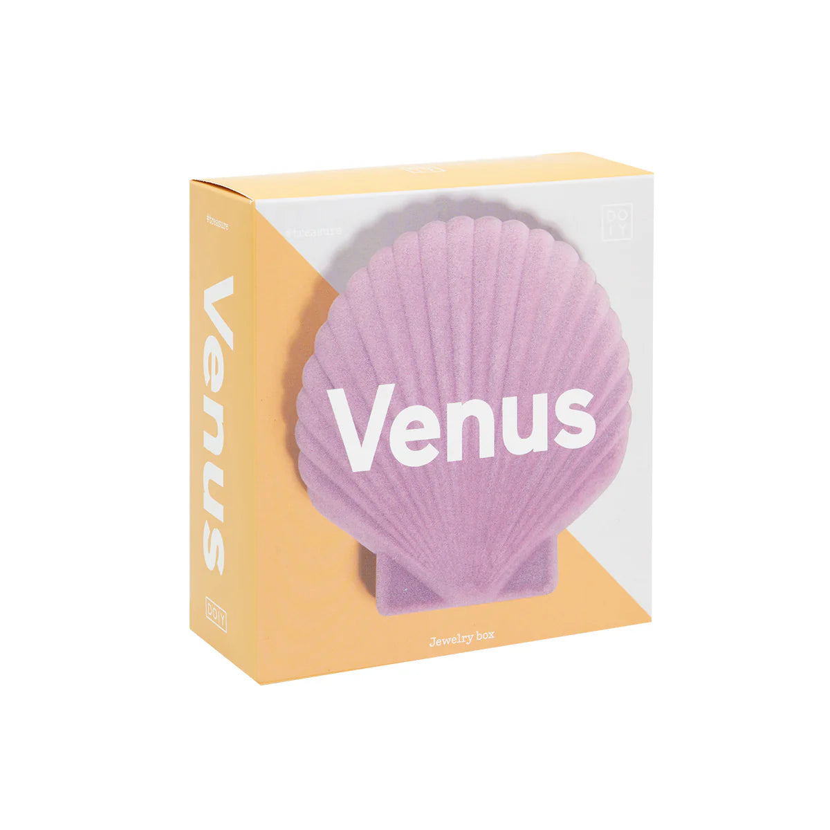 DOIY Pink shell-shaped Venus Jewelry Box - Lilac