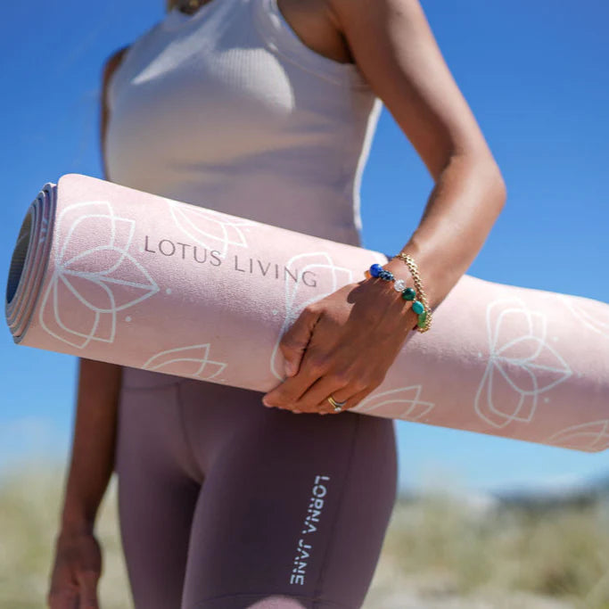 Lotus Living NZ Lotus Pink Yoga Mat