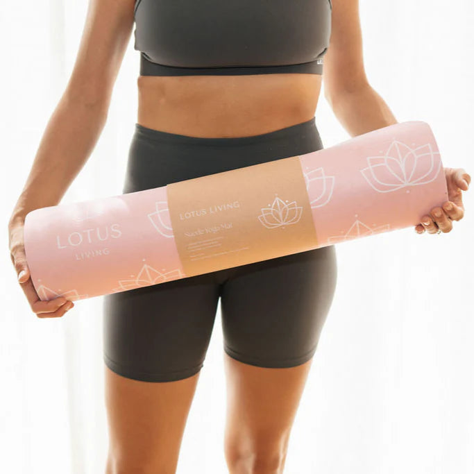 Lotus Living NZ Lotus Pink Yoga Mat