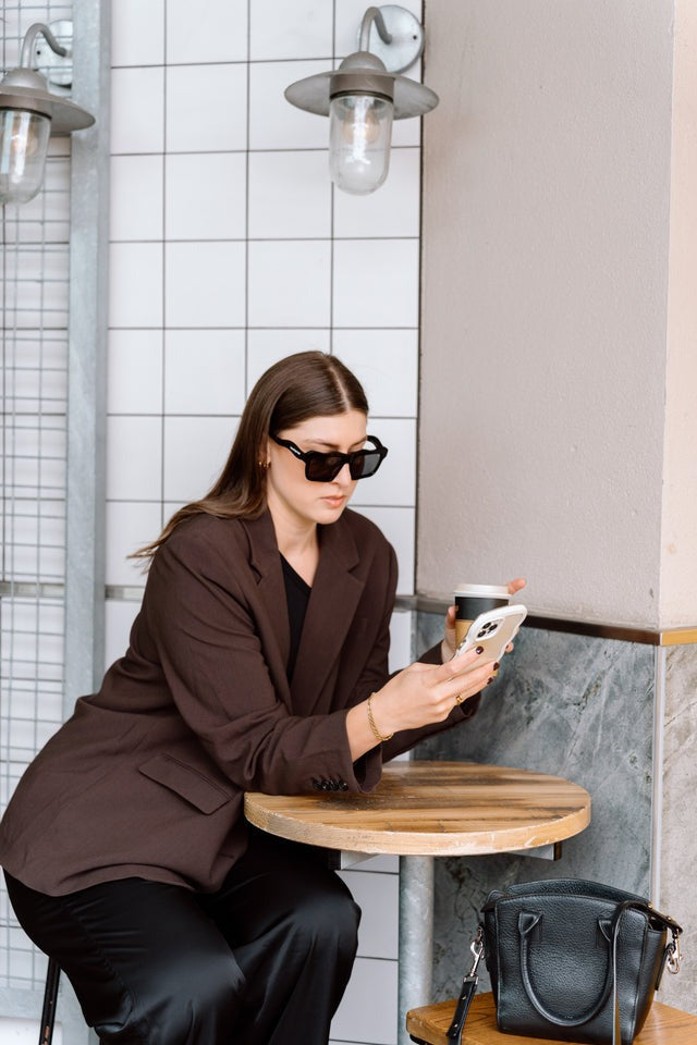 Bored George Jade Sunglasses - Black