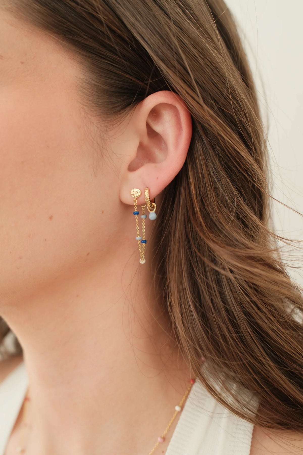 ZAFINO 7447 Emery Earrings - Blue