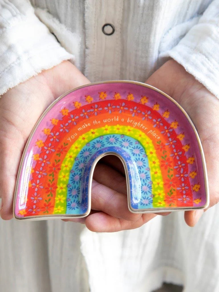 Natural Life Rainbow Trinket Dish