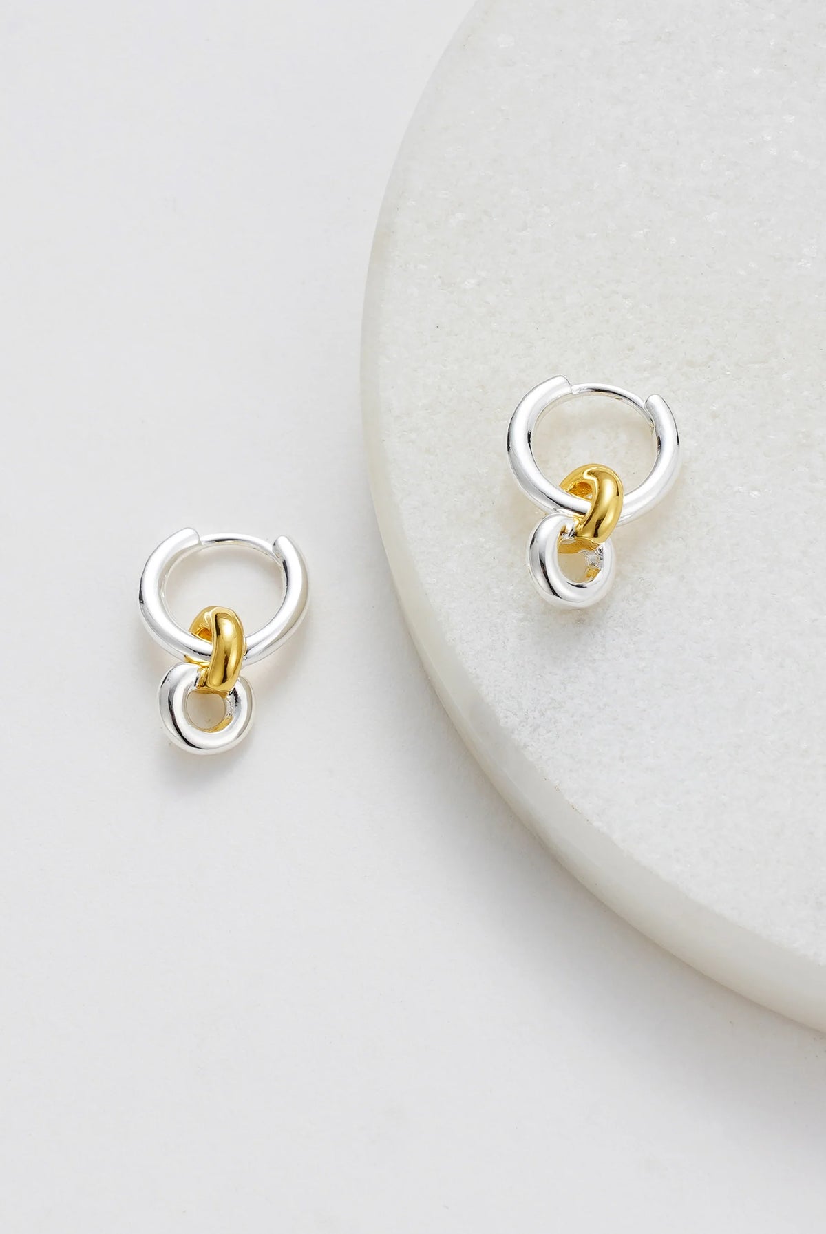 ZAFINO 7353 Daisy Earrings - Gold/Silver