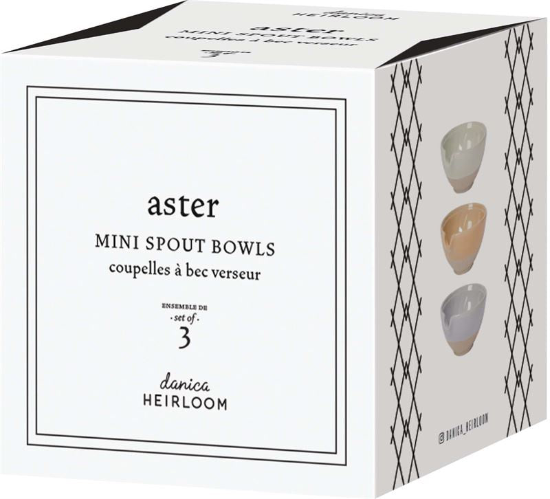 Danica Studio - Aster Set of 3 - Mini Spout Bowls
