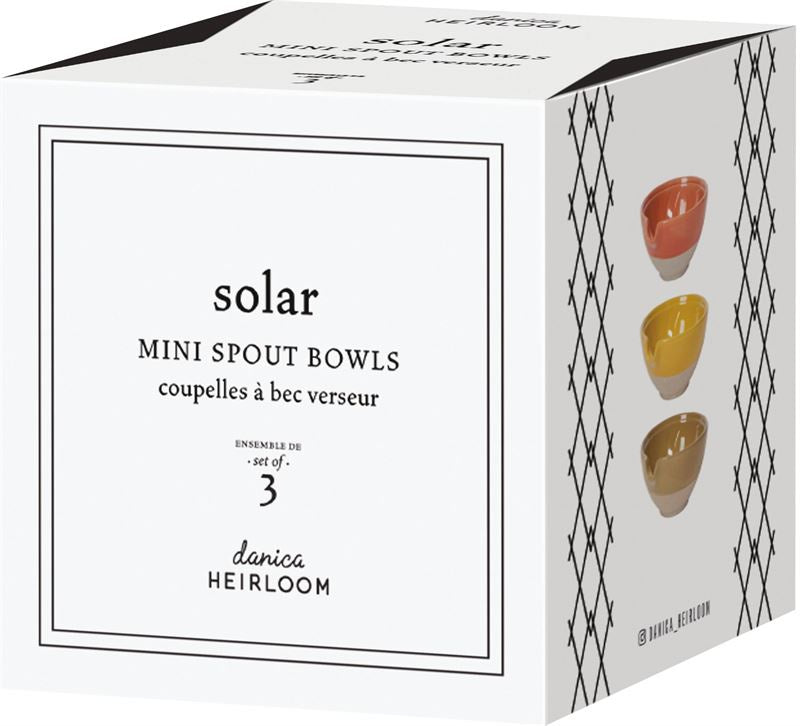 Danica Studio - Solar Set of 3 - Mini Spout Bowls