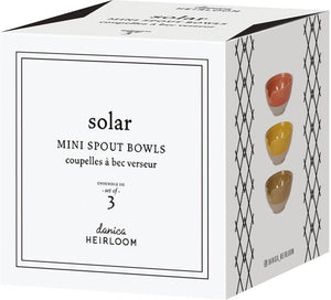 Danica Studio - Solar Set of 3 - Mini Spout Bowls
