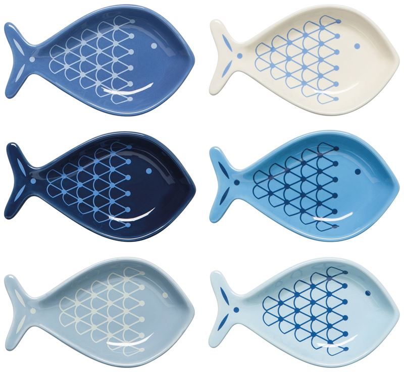 Danica Studio - Aveiro Shaped Set of 6 - Pinch Bowls