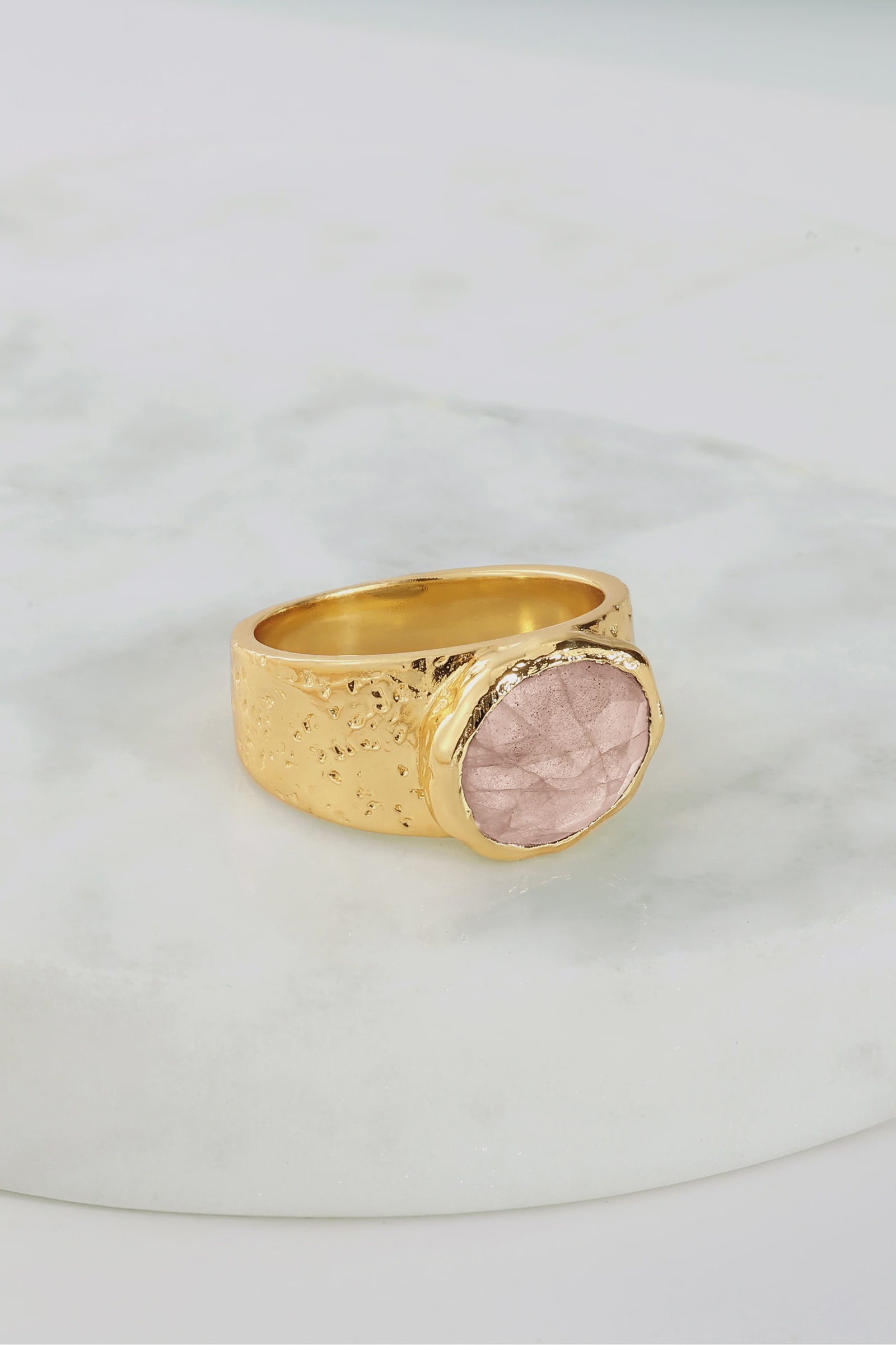 Zafino Australia Daniella Ring - Rose Quartz - Artisan size 8